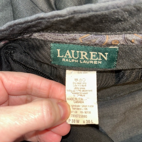 Lauren Ralph Lauren 100% Wool Lightweight Gray Suit Set   Mint Condition - Picture 12 of 14